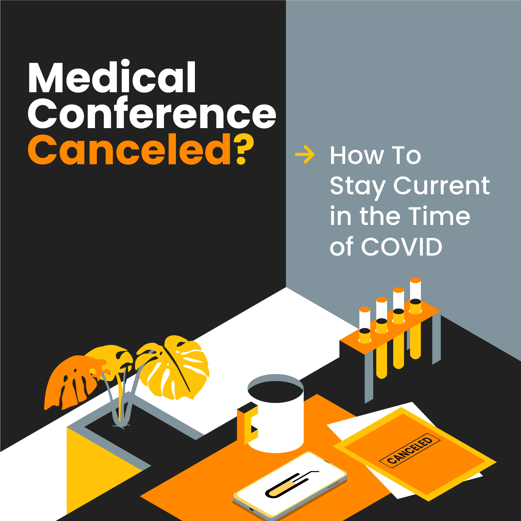 Conférence médicale annulée ? Comment rester à jour au temps du COVID